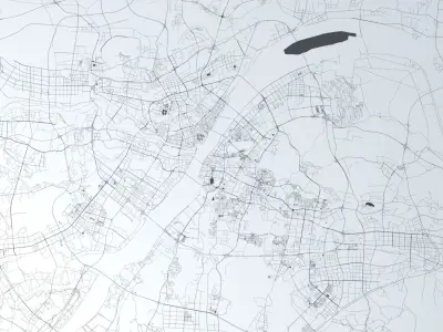 Wuhan Road Network and Streets 3D model