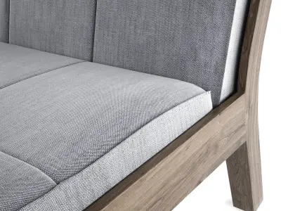 NERI and  HU 781 Capo Lounge Chair 3D model