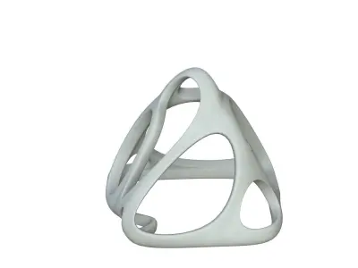 SciFi Cube Object No 58537 Low Poly Shape Low-poly 3D model