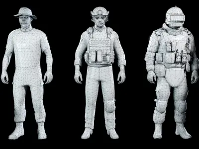 Modular military character 2 