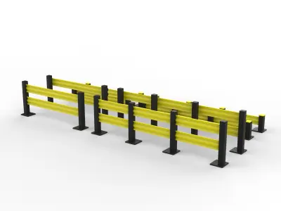 Safety Barrier 3D model