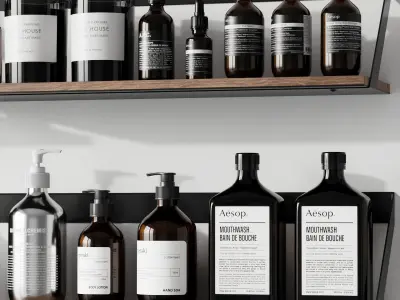 Bathroom Accessories 8 3D model