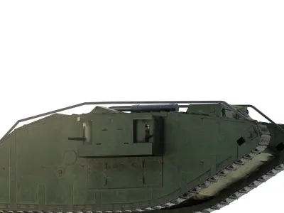 MARK IV TANK WWI 3D model