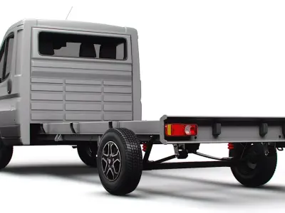 Peugeot Boxer Chassis SingleCab L3 2026 3D model