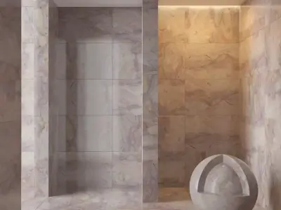 Marble wall 241 3D model