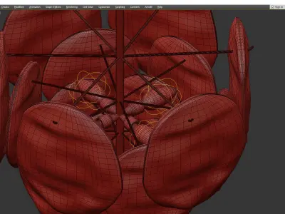 Kalmar glass pendant Low-poly 3D model