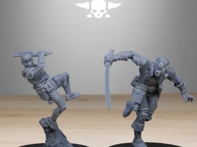 GrimCorp Jesters 3D print model