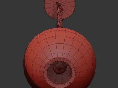Retro Globe 3D model
