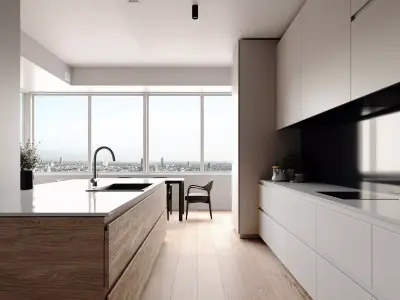 Minimal Kitchen 3D model