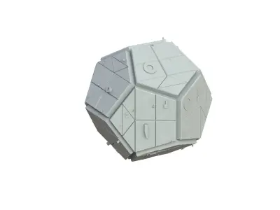 Sci Fi Object No 1967 Low Poly Low-poly 3D model