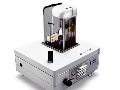 HighTech Laboratory Equipment 3D Model Low-poly 3D model