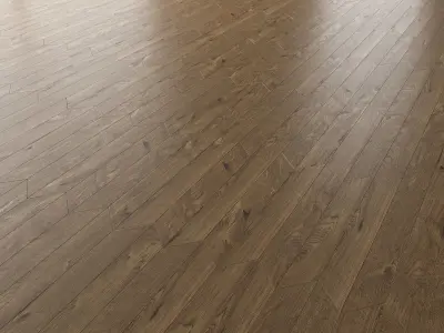 Parquet Oak Estate NEW Brushed set 6 3D model