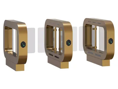 Optical rotating turnstile 3D model