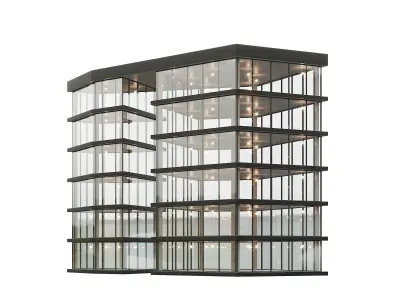 Office house building 10 3D model