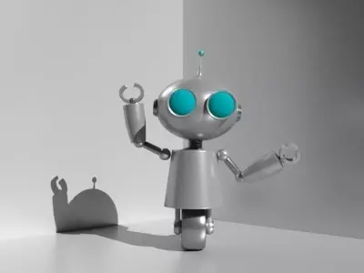 Scifi Robo 3D model