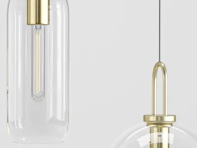 pendant light gauss 3D model