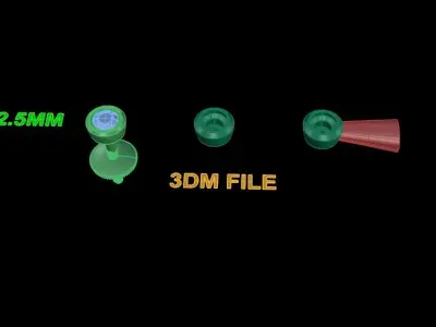 BEZEL BASKET 2MM50 EARRING 3D print model