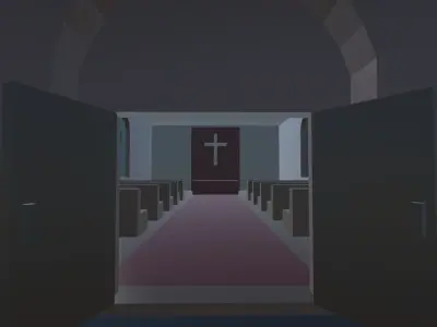 Cartoon Zombie World Low-poly 3D model