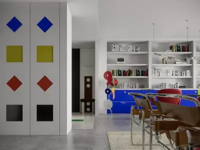 Stockholm Interior scene 3D model