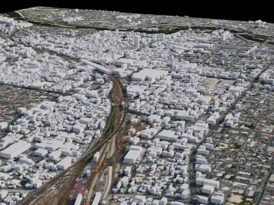 Okayama - Japan 3D model