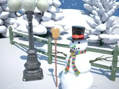 Winter Park 3D model