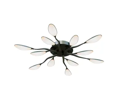 Vintage Chandelier 3D Model Low-poly 3D model