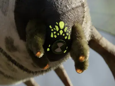 Ben 10 Stinkfly Classic with Wings Animation Low-poly 3D model