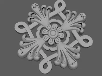 dekor ornament 3D model 90