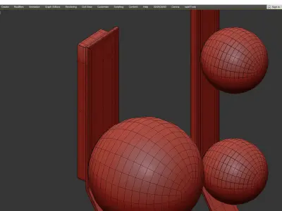 LEEN SCONCE Low-poly 3D model