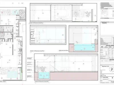 Edificio residencial en la playa Low-poly 3D model