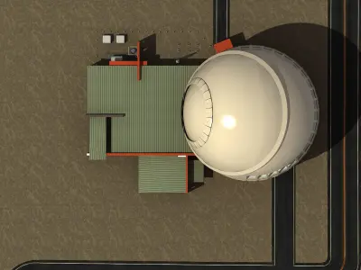 TMT RADIO TELESCOPE 3D model