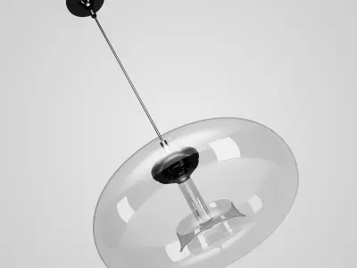 Hanging Glass Lamp 40 3D model