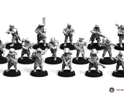 Universal Guard - Mercenary Builder 3D print model