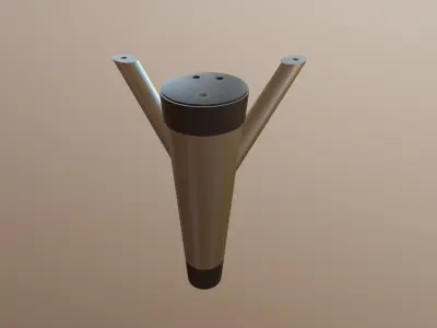 Furniture Door Handle Knob 3d model 26 Low-poly 3D model