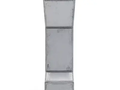 Space Station Wall 4 3D model