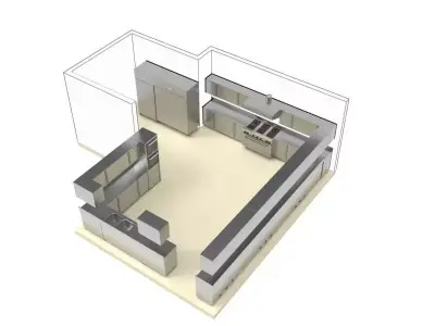 KITCHEN 11 3D model