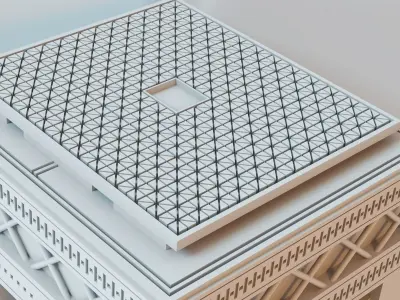 Dubai International Financial Centre DIFC 3D print model