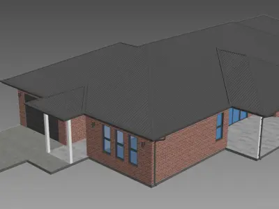 Brick House 1 3D model