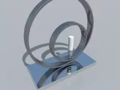 Ring lamp Free 3D model