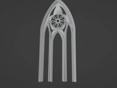 door  d Free low-poly 3D model