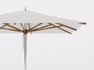 Square Parasol by Anormal 3D model
