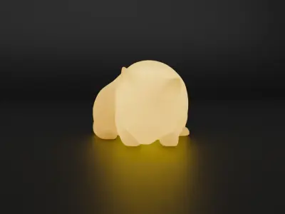 Indirect lighting for Sorry Sleeping Cat 3D model