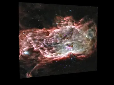 Flame Nebula 3D model