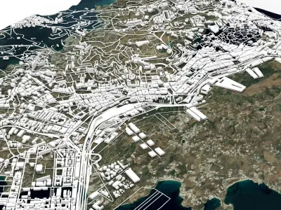 Cityscape Algeria  3D model