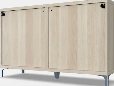 BESTA Storage combination w doors-drawers 6 Low-poly 3D model