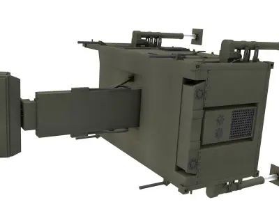 Leonardo Kronos Land Radar 3D model