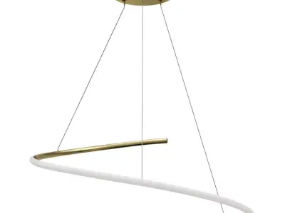 Futuristic LED Pendant Light  3D model
