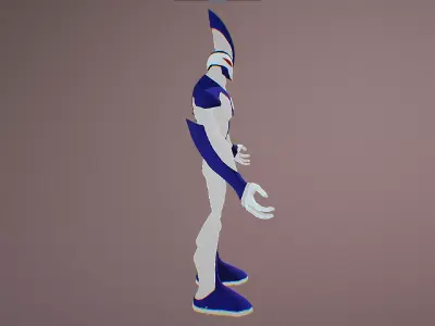 Evil Way Big - DNA sample of Tokustar - Ben 10 Ultimate Alien Low-poly 3D model