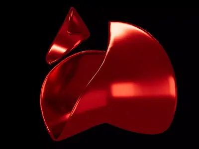 Abstract Shape v38 006 Low-poly 3D model