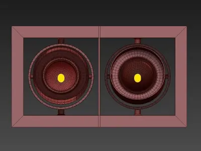 MINIGRID IN 2 50 Recessed Lamp by Delta Light 3D model